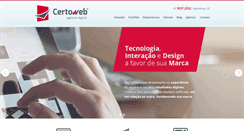 Desktop Screenshot of certoweb.com.br