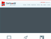 Tablet Screenshot of certoweb.com.br